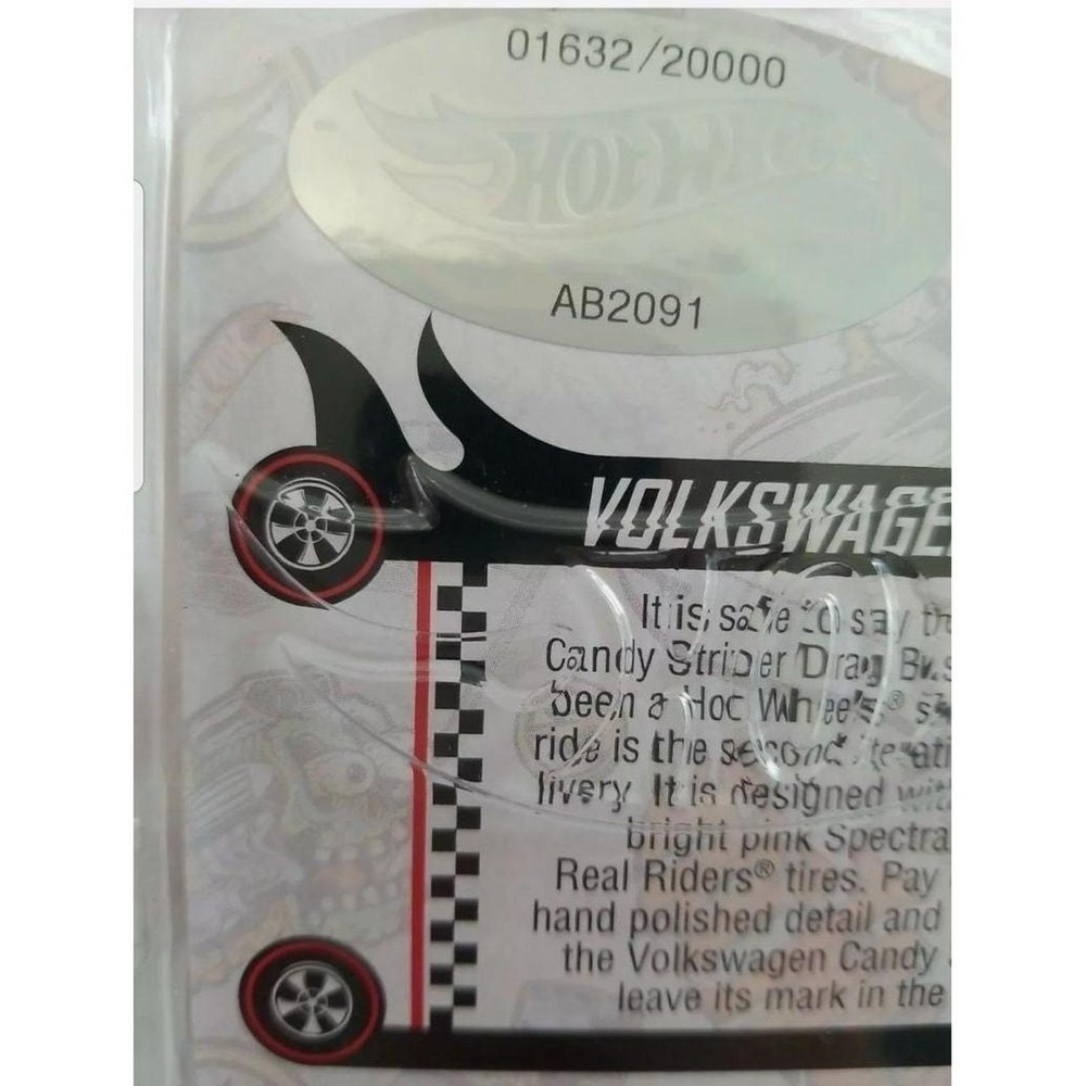 Volkswagen Drag Bus Pink RLC Candy Striper Limited Edition 01632/20000 GLH95 - Picture 4 of 4